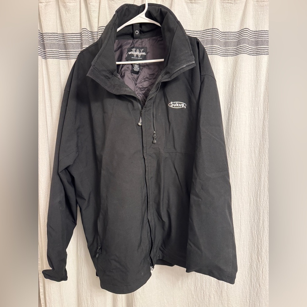 Men's Black Jacket - Lightweight Zip Front weargaurd